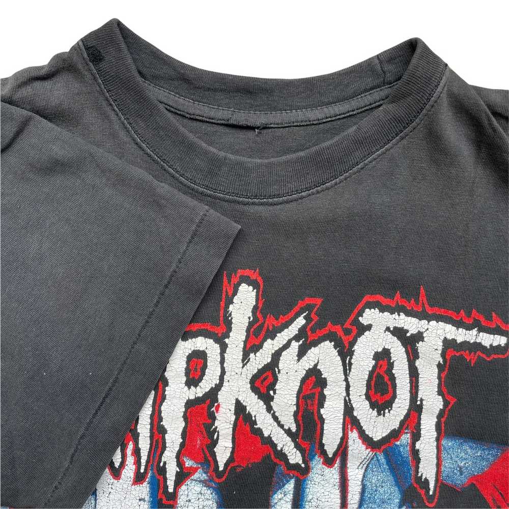 Vintage Vintage late 90s rare Slipknot T-shirt - image 7