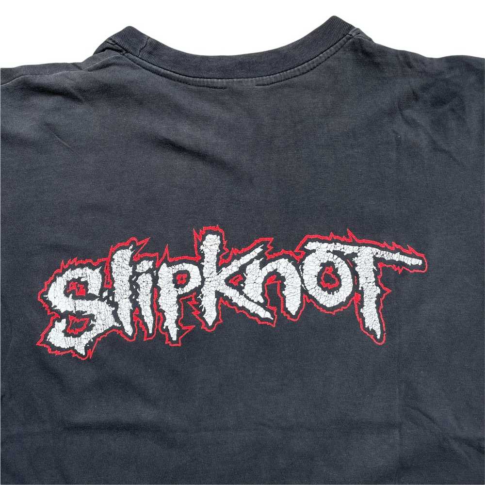 Vintage Vintage late 90s rare Slipknot T-shirt - image 8