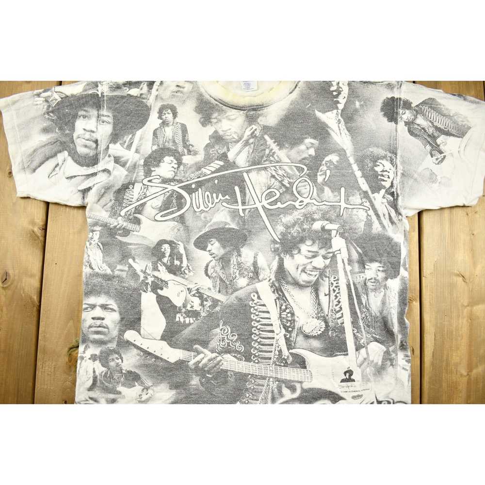 Band Tees × Grail × Vintage Vintage 1996 Jimi Hen… - image 3
