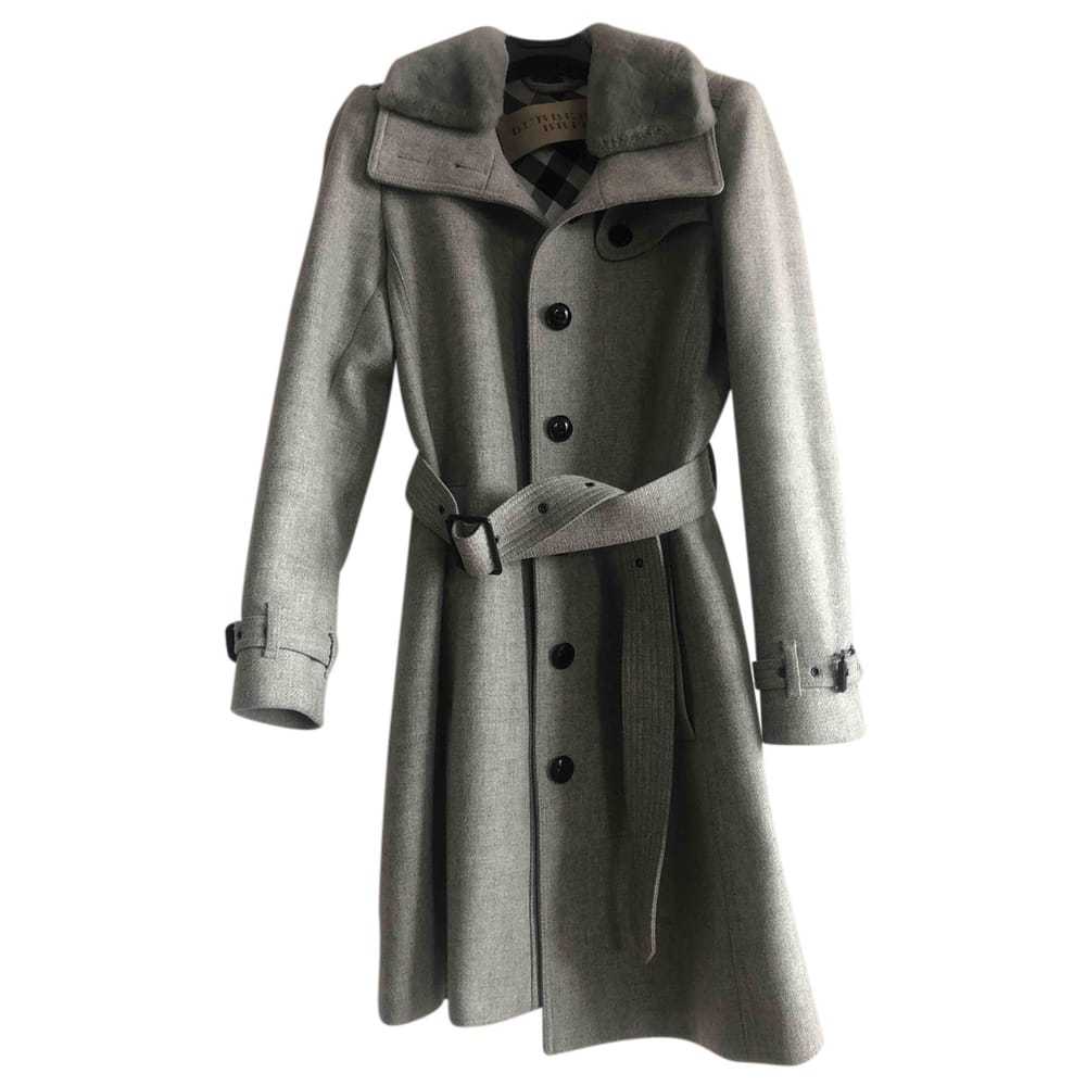 Burberry textured hooded duffle coat - Grey