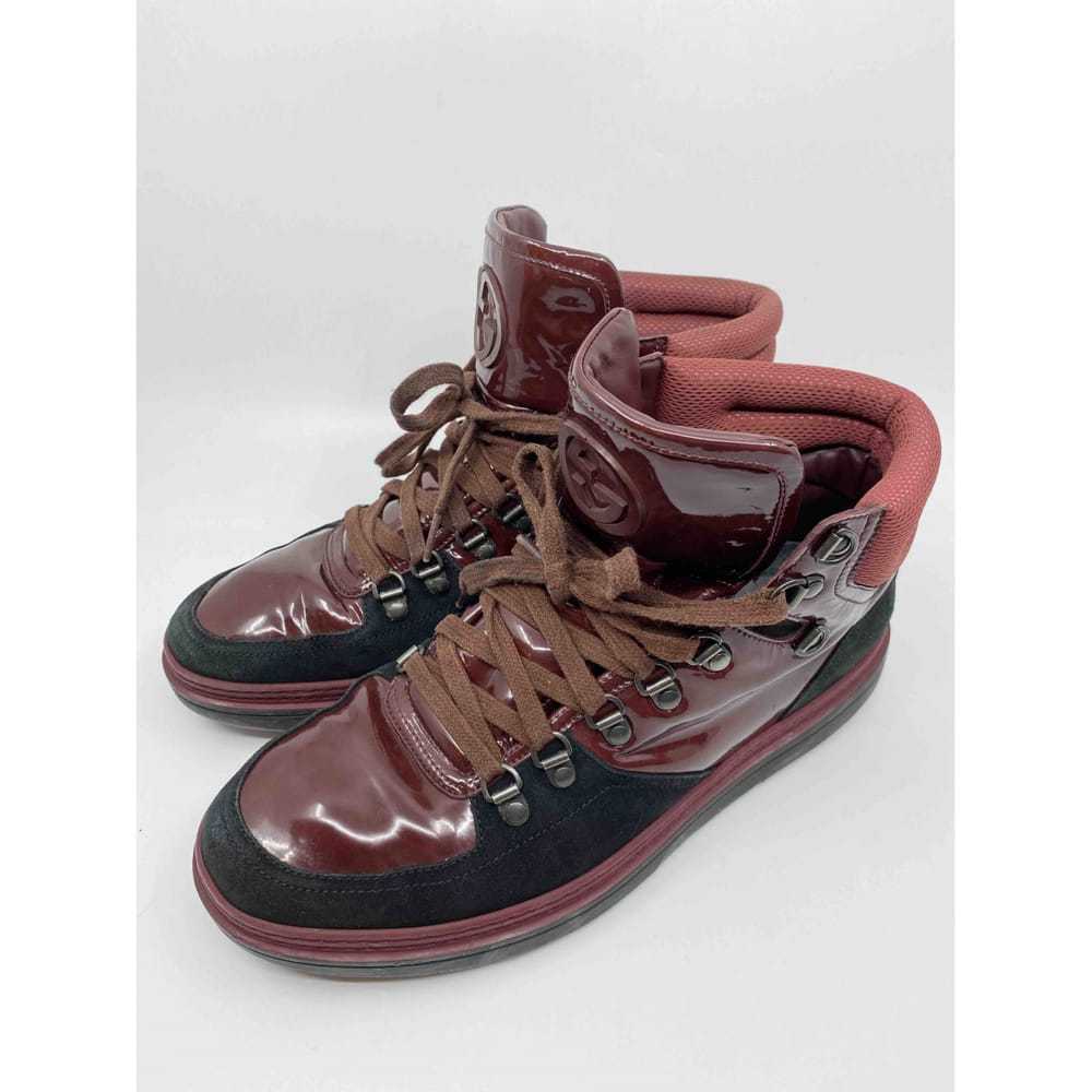 Gucci Ace patent leather high trainers - image 9