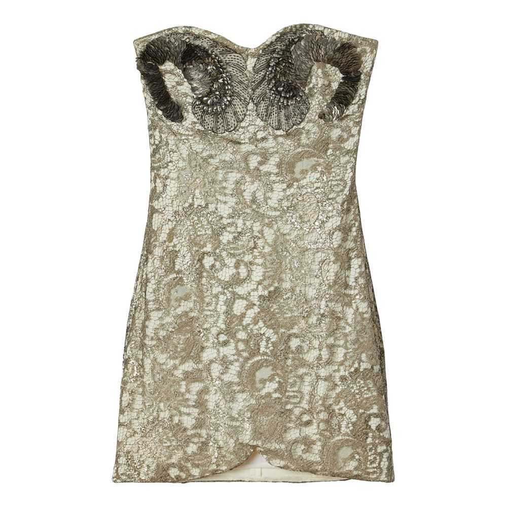 Balmain Silk mini dress - image 1