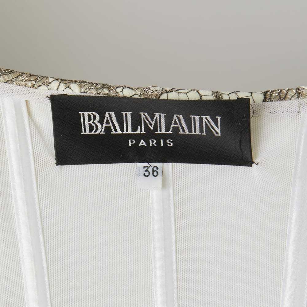 Balmain Silk mini dress - image 3