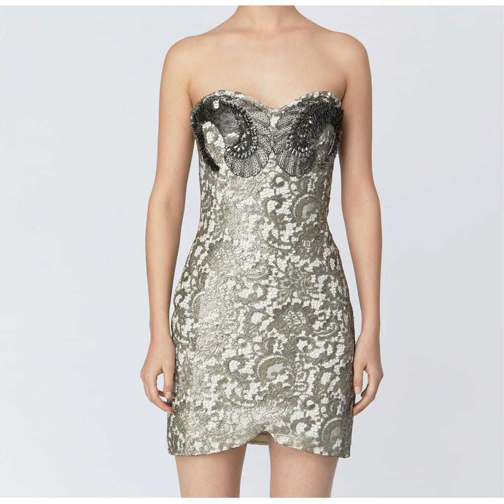 Balmain Silk mini dress - image 5