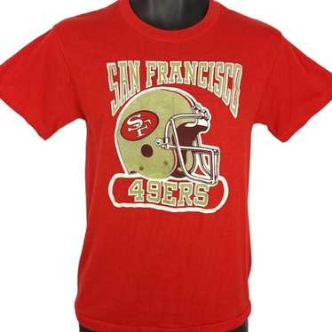 San Francisco 49ers newest T Shirt Vintage 80s 1981 NFL Football Ringer Tee Made In USA