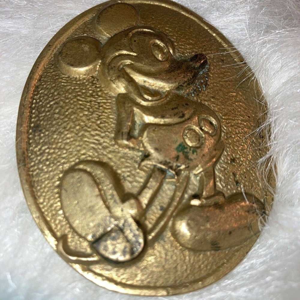 Disney Vintage Circa 1970's Solid Brass Mickey Mouse … - Gem