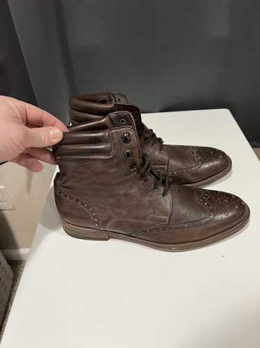 Magnanni Magnanni Leather Wingtip Boots - (8.5 / B