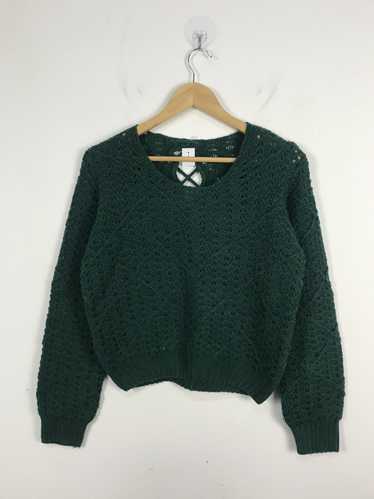 Aran Isles Knitwear × Coloured Cable Knit Sweater 