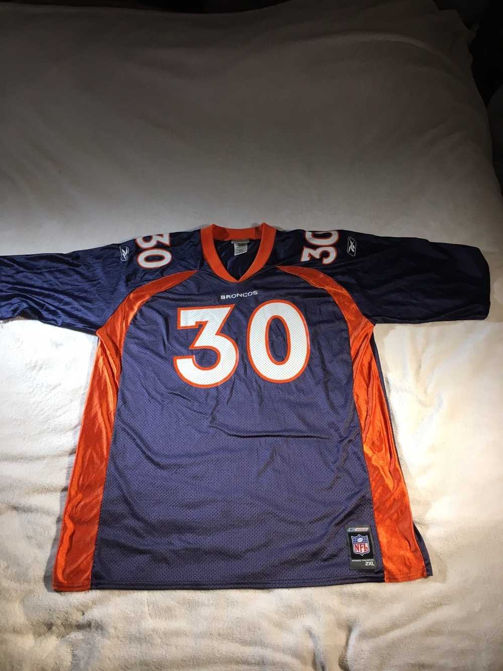 XXL 90's Denver Broncos Football Jersey Shannon Sharpe 