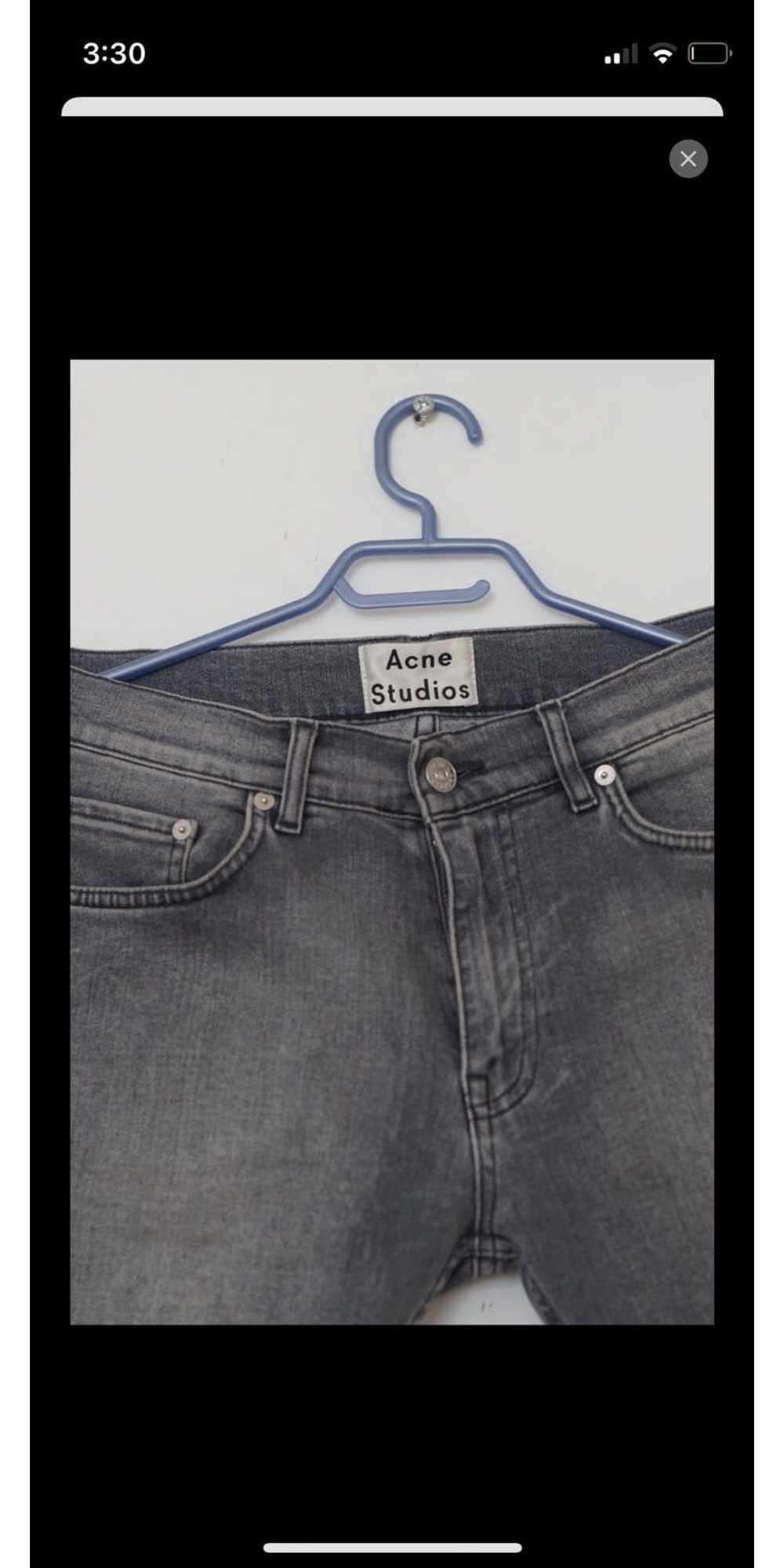 Acne Studios Ace Legend Grey Jeans - image 2