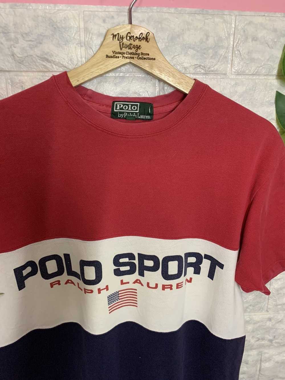 Polo Ralph Lauren × Vintage Rare Shirt Polo Sport… - image 2