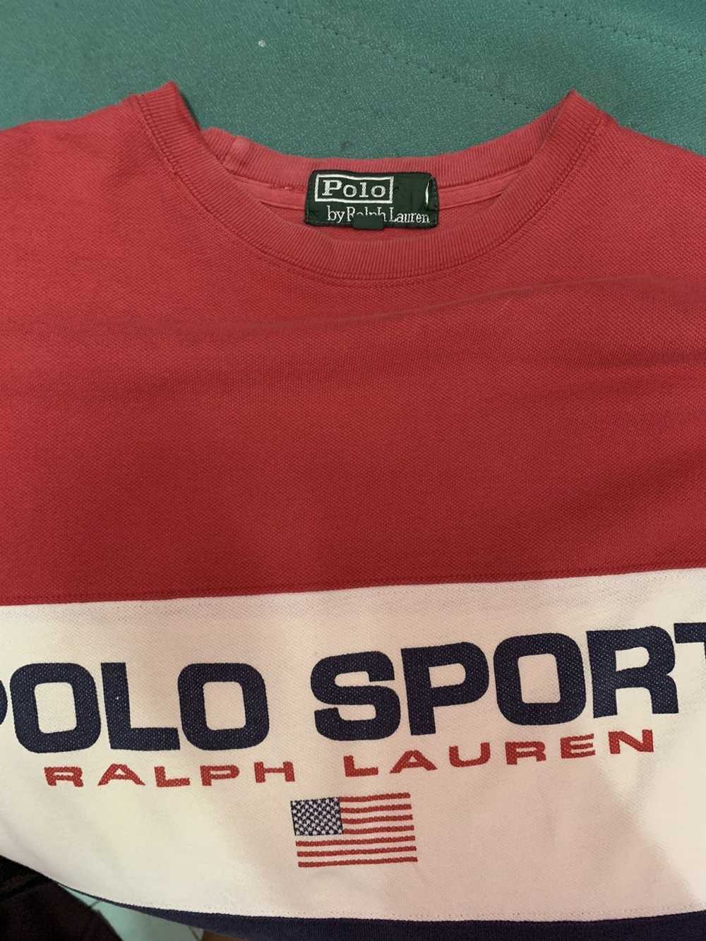 Polo Ralph Lauren × Vintage Rare Shirt Polo Sport… - image 5