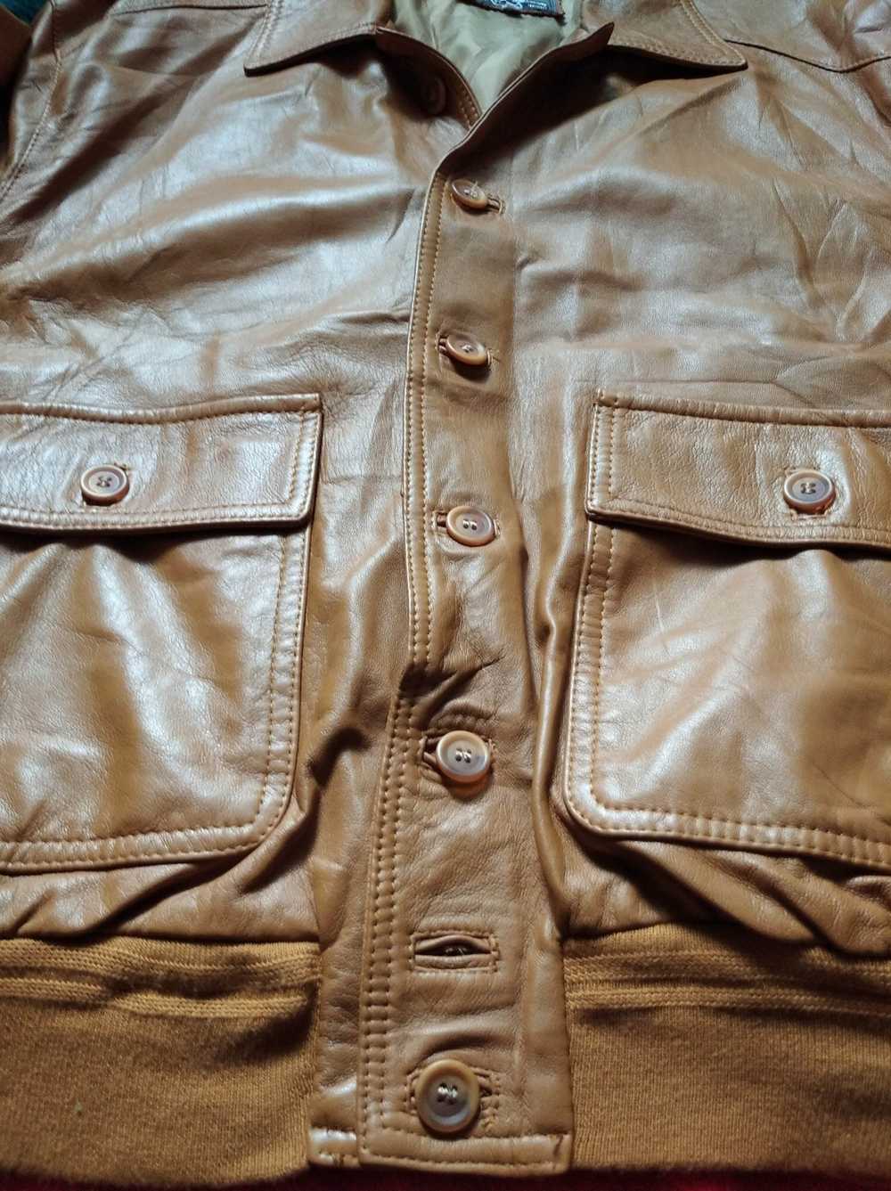 Italian Designers × Other Vintage leather jacket … - image 3