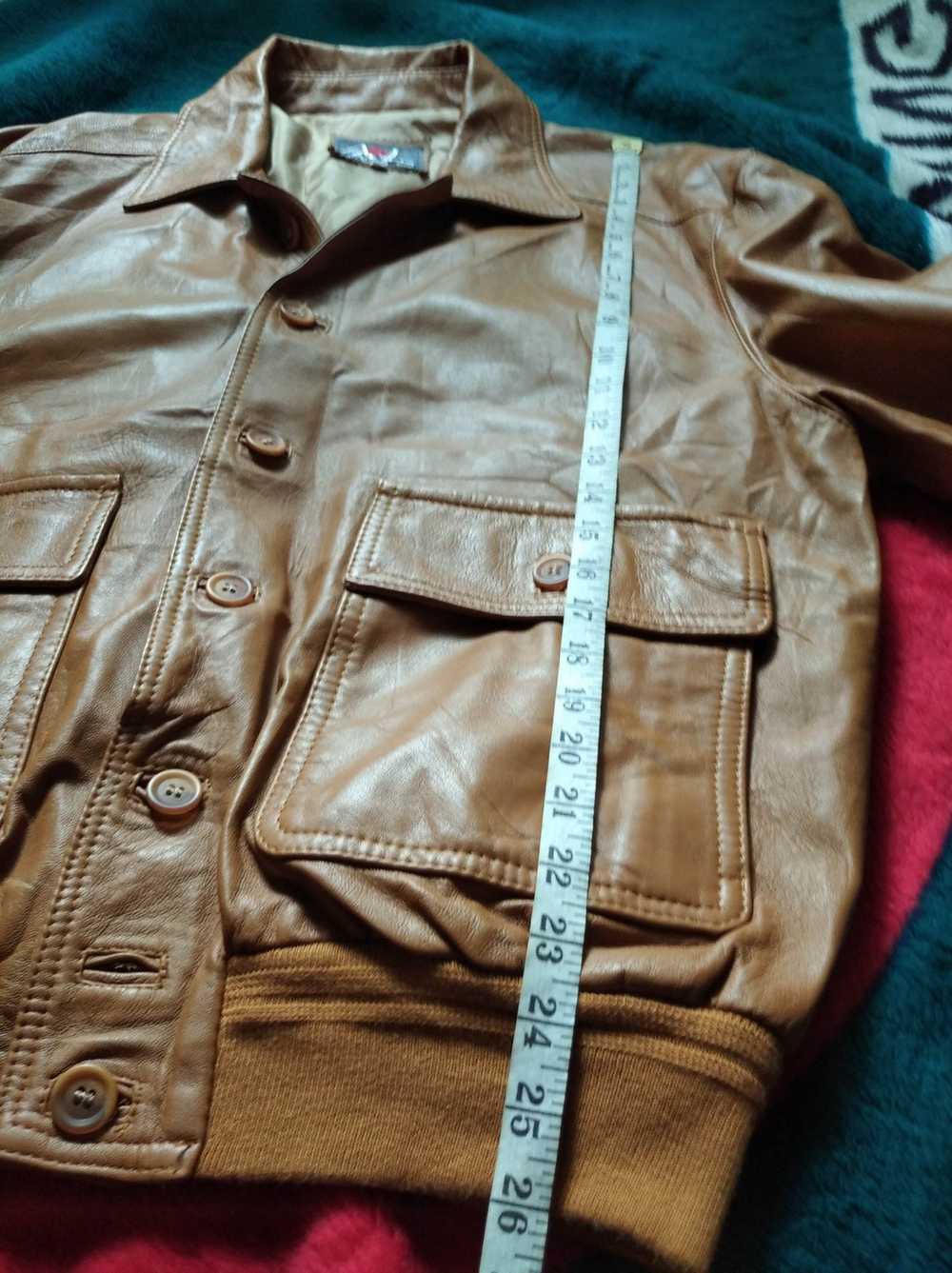 Italian Designers × Other Vintage leather jacket … - image 7