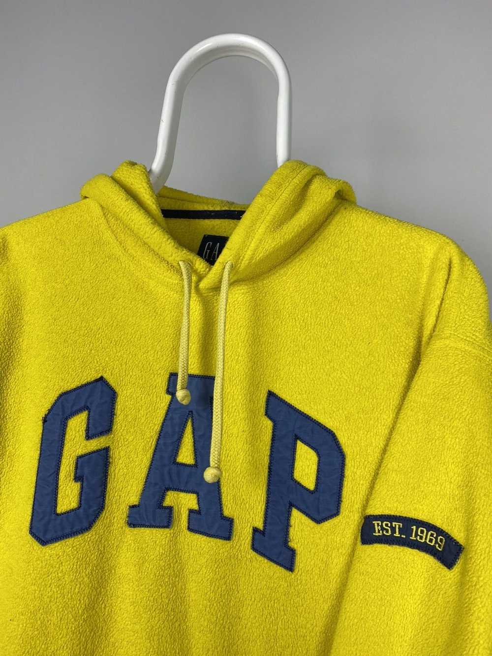 Gap × Vintage Gap vintage big logo spell out blue… - image 4