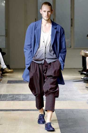 Yohji Yamamoto Blue Patchwork Suit