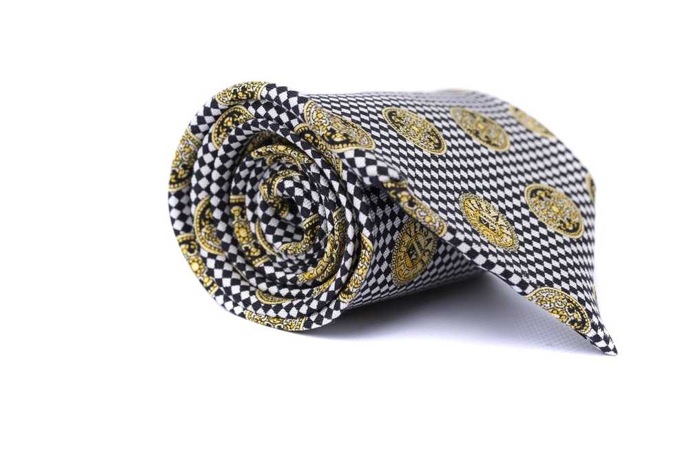 Hermes VERSACE V2 Heads Silk Tie Necktie 100% Sil… - image 2