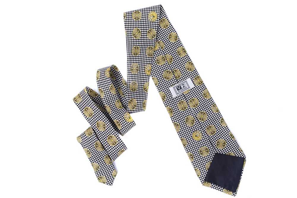 Hermes VERSACE V2 Heads Silk Tie Necktie 100% Sil… - image 4