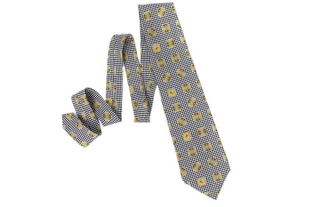 Hermes VERSACE V2 Heads Silk Tie Necktie 100% Sil… - image 5