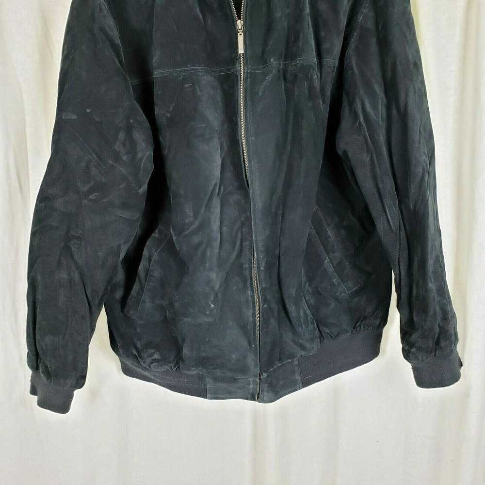 John Ashford John Ashford Black Suede Bomber Jack… - image 3