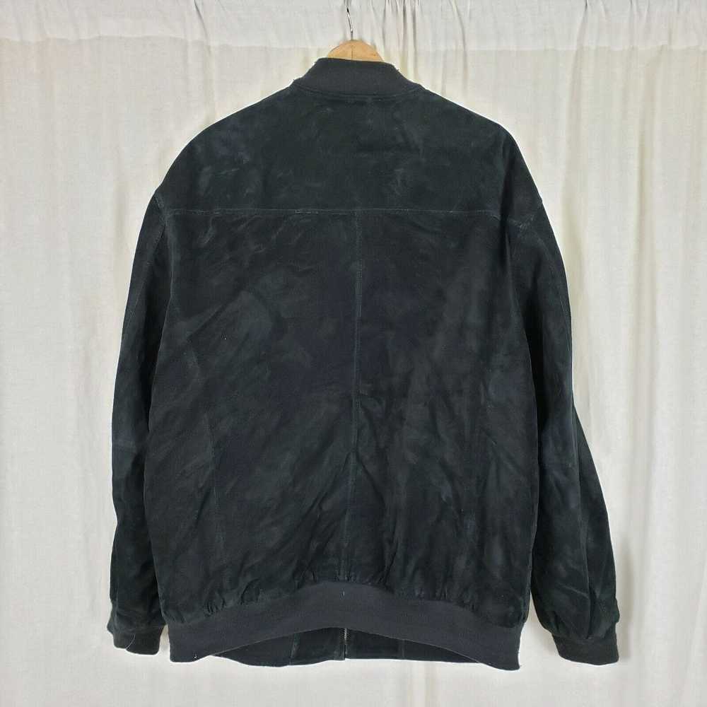 John Ashford John Ashford Black Suede Bomber Jack… - image 4