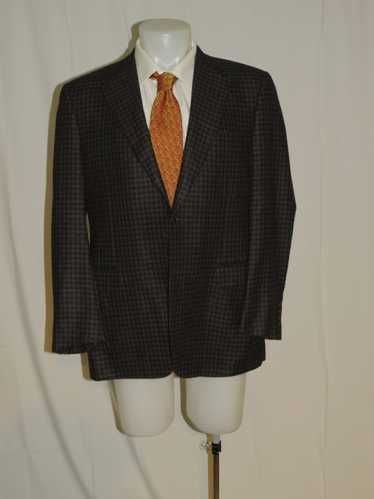 Canali 1934 Current Cashmere Silk Check Two Button