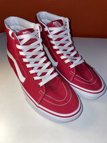 Vans Red Sk8-Hi Vans