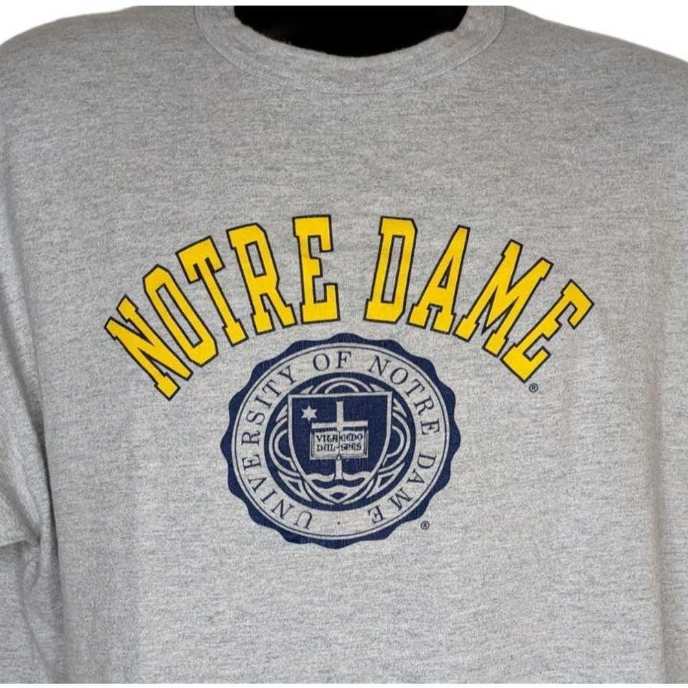 Champion Notre Dame Champion Tshirt University Co… - image 1