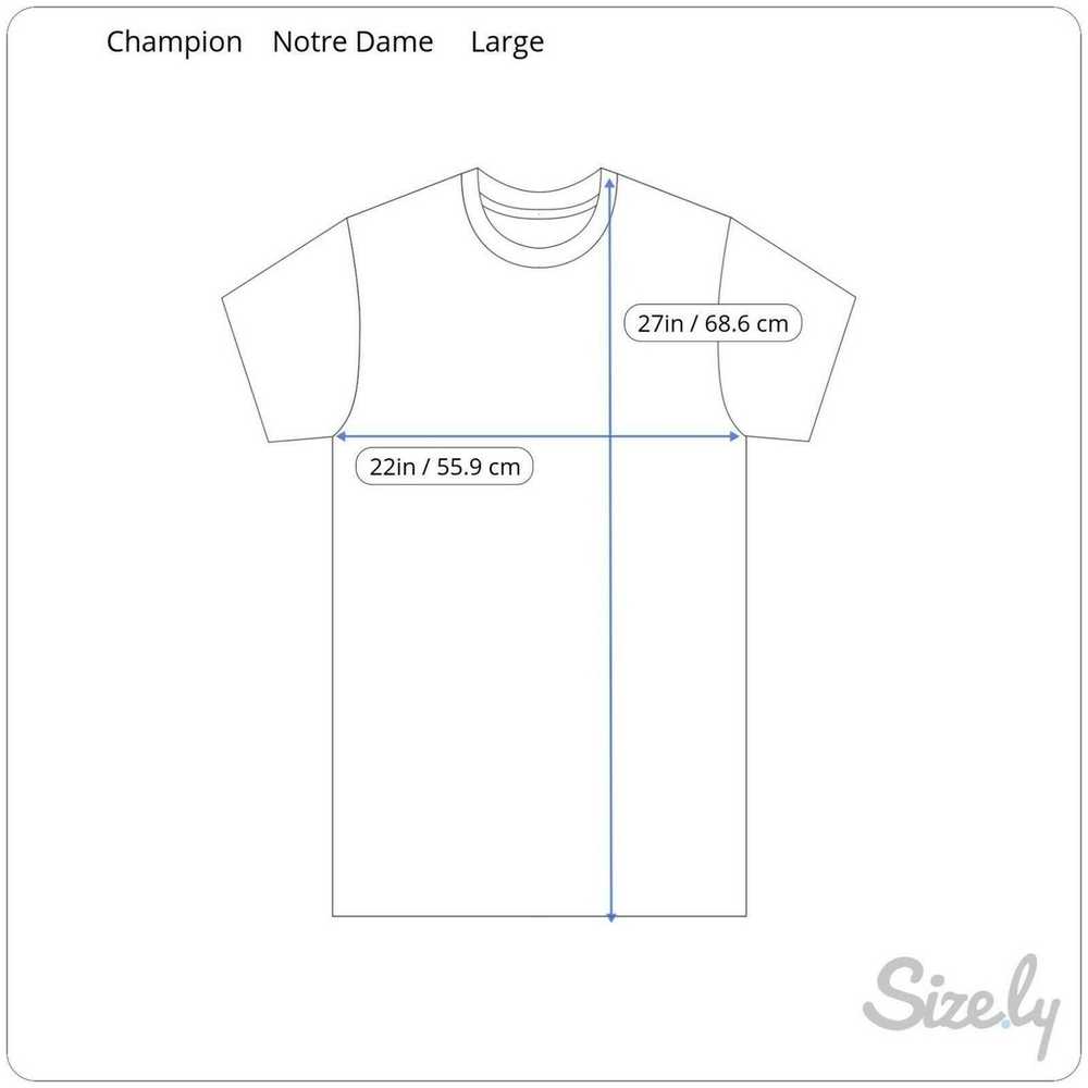 Champion Notre Dame Champion Tshirt University Co… - image 6