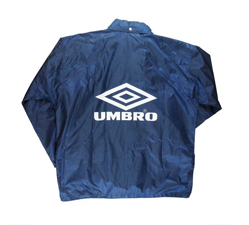 Umbro Vintage Umbro Pro Training Blue Nylon Windb… - image 2