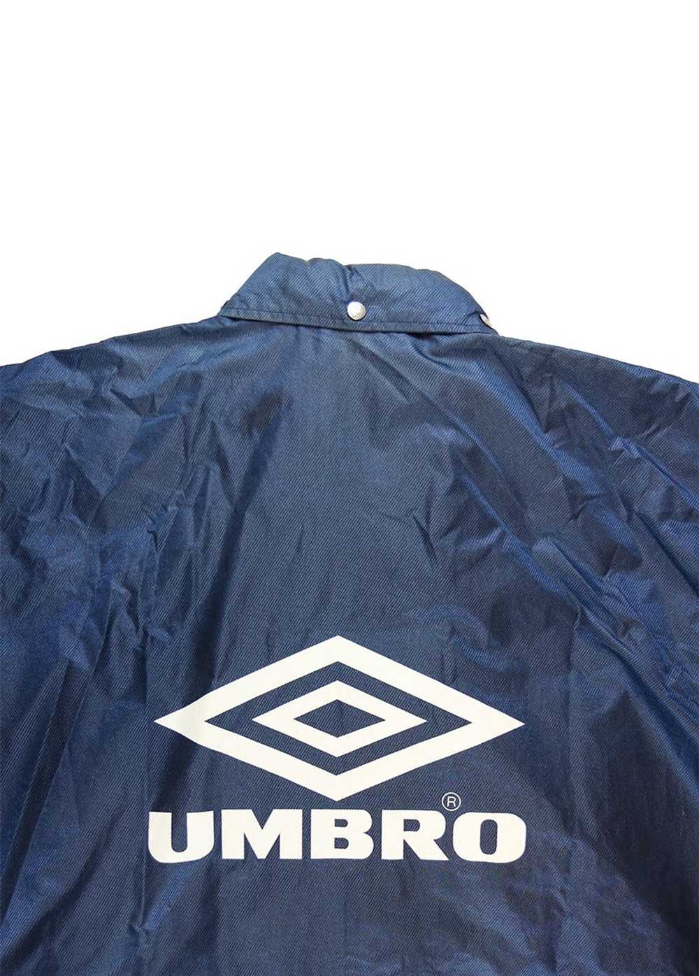 Umbro Vintage Umbro Pro Training Blue Nylon Windb… - image 4