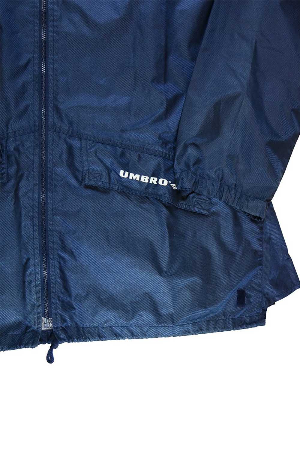 Umbro Vintage Umbro Pro Training Blue Nylon Windb… - image 6