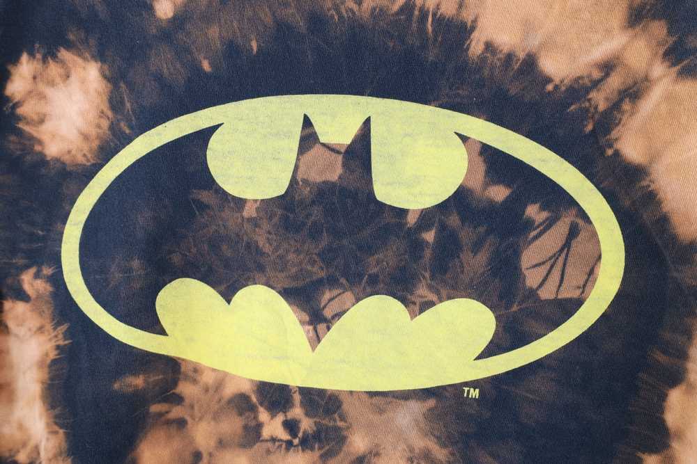 Vintage Batman DC Comics Bat Signal Acid Wash Sho… - image 6