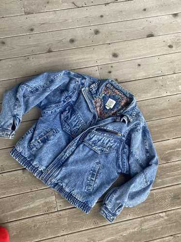 Vintage American Weekend 90s acid wash jacket