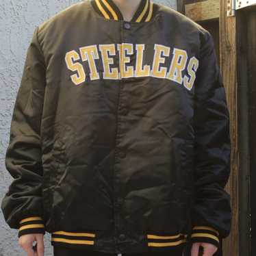 Steelers M Starter Draft Fleece Pullover Hoodie - The Locker Room of Downey