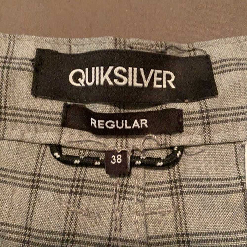 Quiksilver Quicksilver Grey Plaid Shorts - image 5