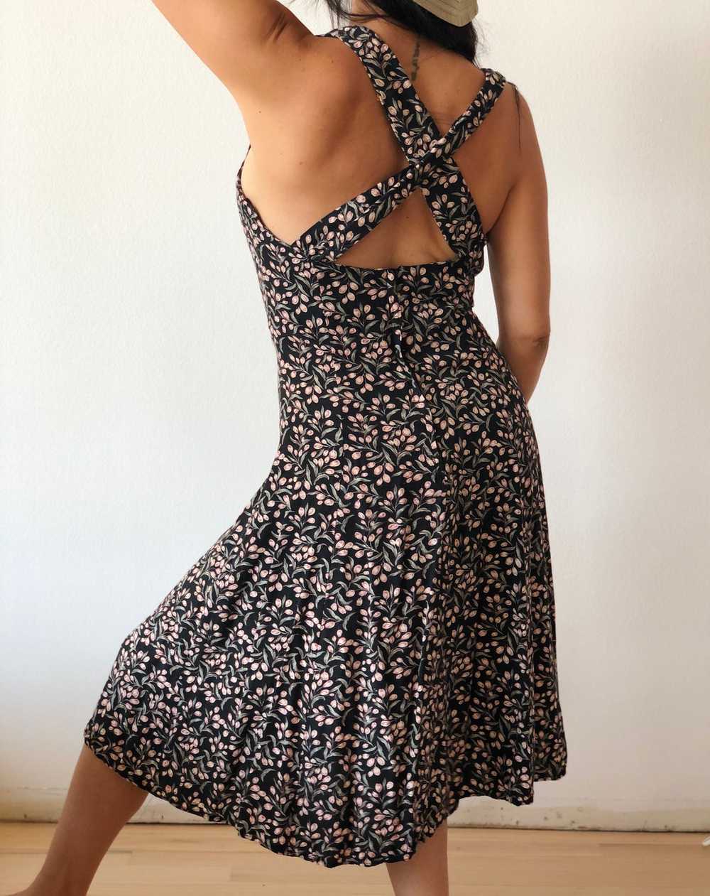 summer print dress - image 4