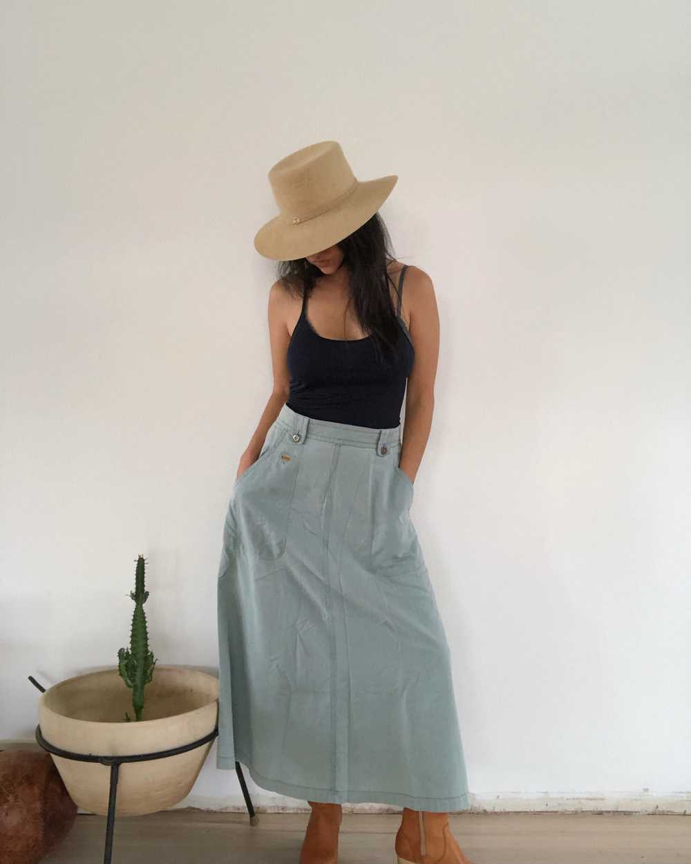 cotton midi skirt - image 1