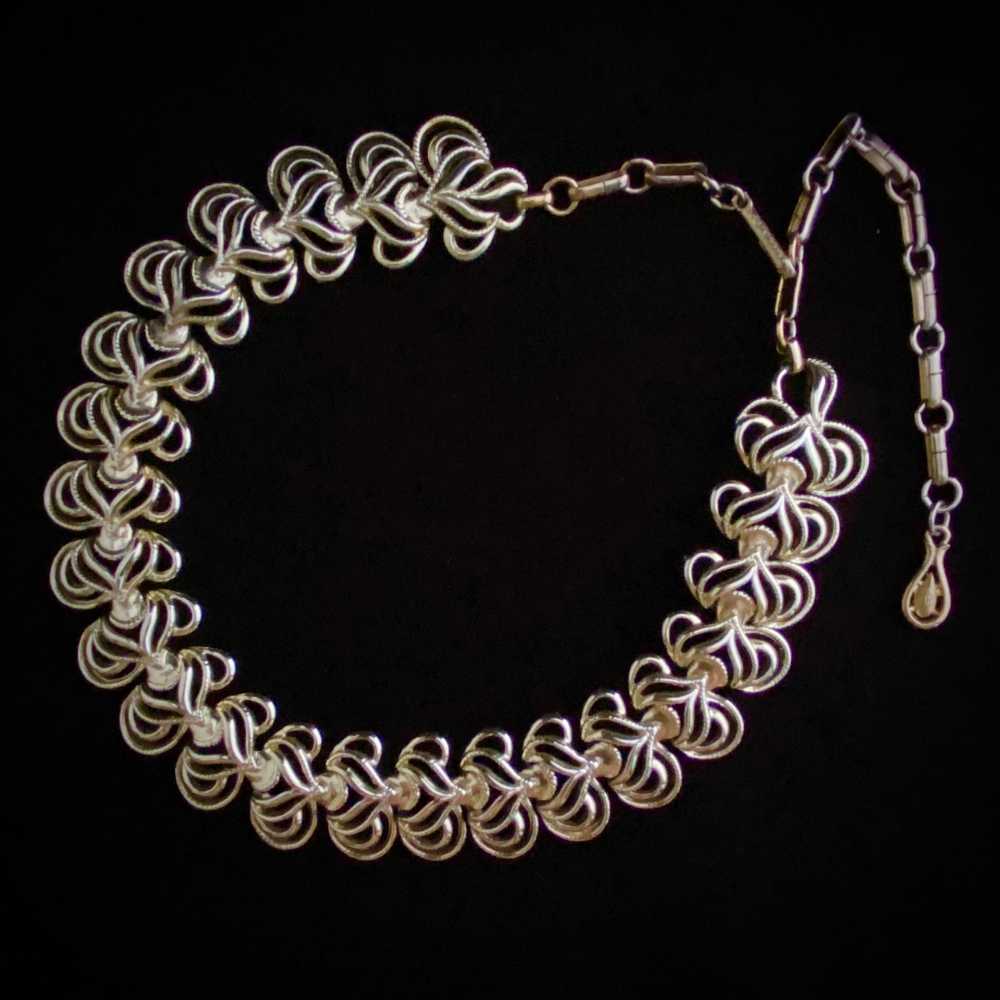 Late 50s/ Early 60s Coro Gold Necklace - image 4