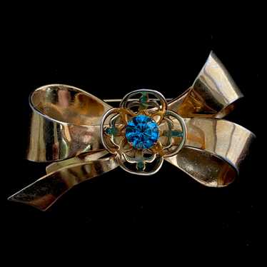 Late 50s/ Early 60s Coro Bow Brooch - image 1