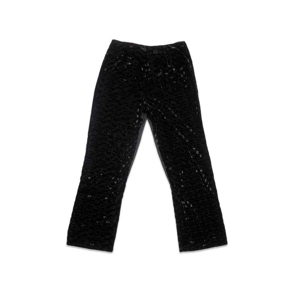 BLACK VELVET PANTS - image 2