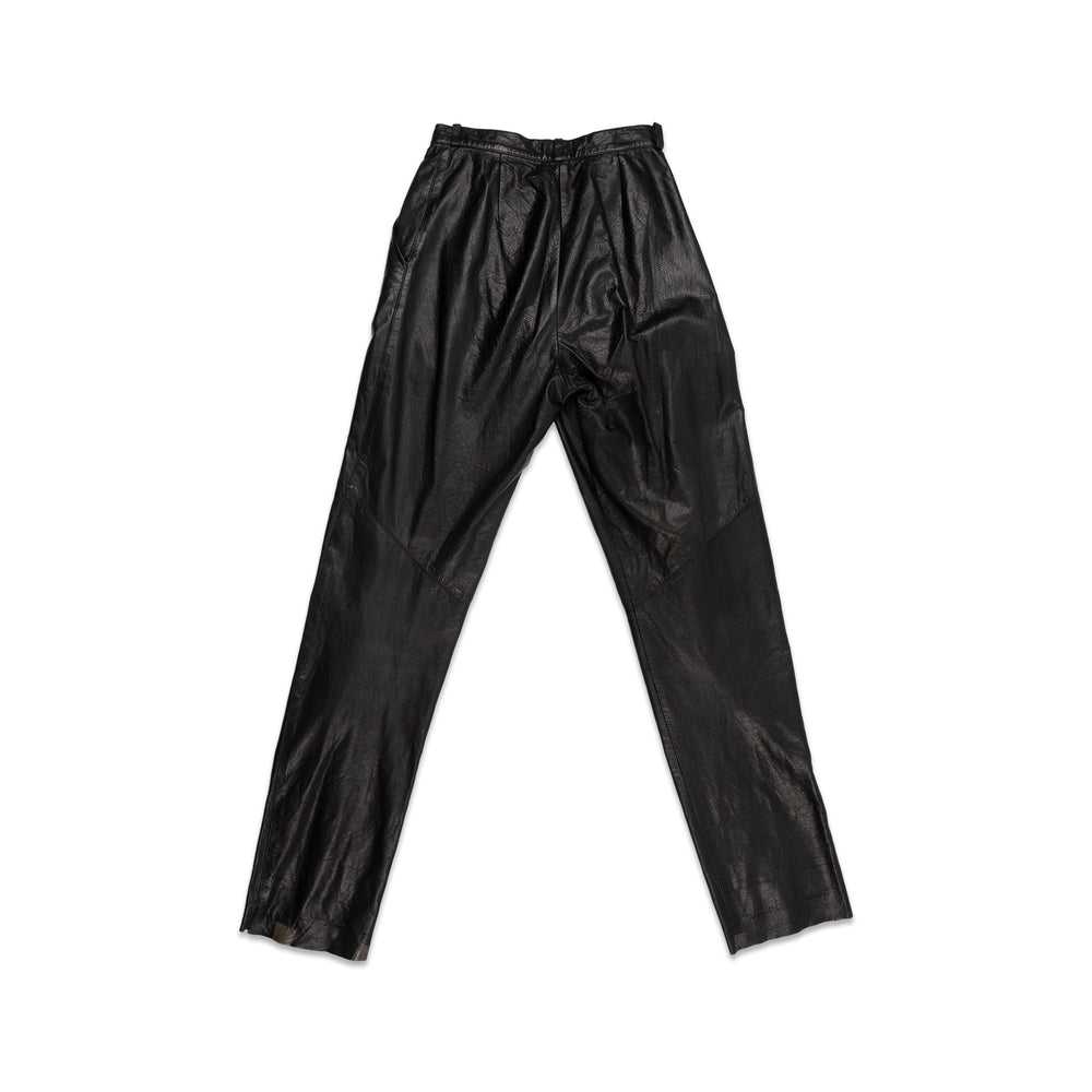 EREZ BLACK LEATHER PANTS - image 2