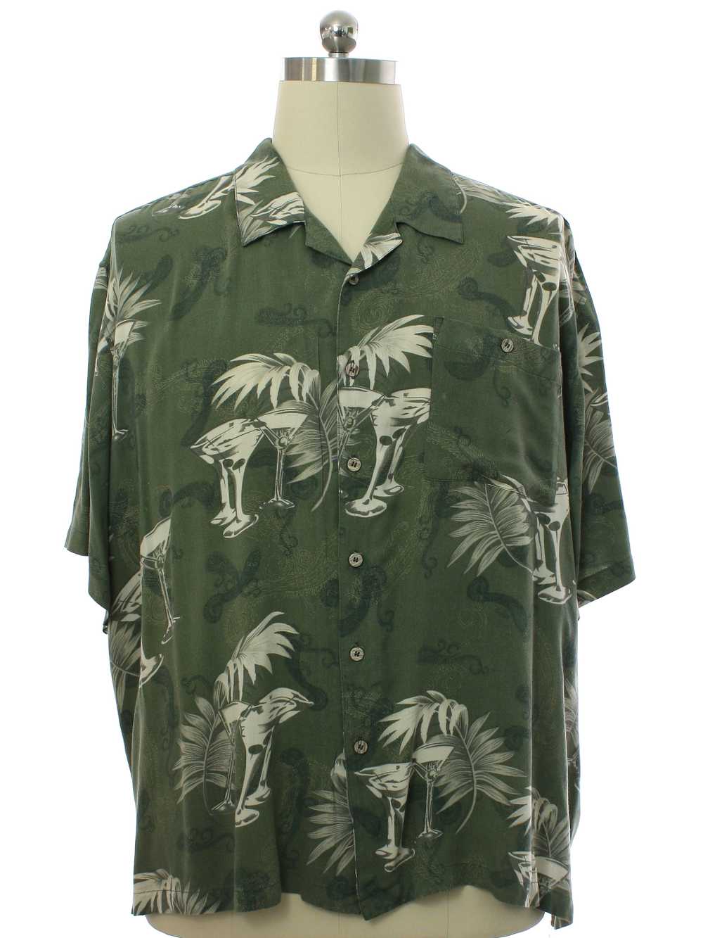 1990's Islander Mens Rayon Hawaiian Shirt - image 1