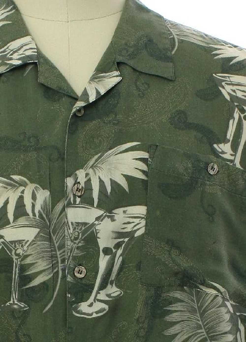 1990's Islander Mens Rayon Hawaiian Shirt - image 2