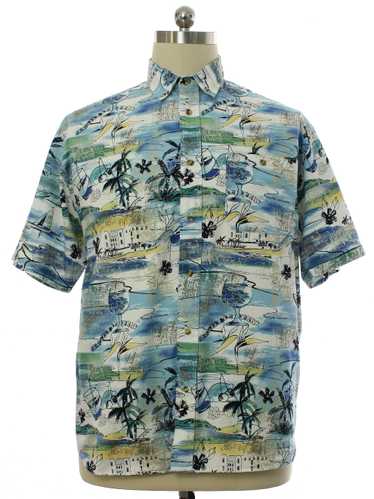 1990's Rugged Wear Mens Retro Print Hawaiian Style
