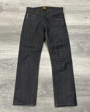 Cone Mills & Japanese Raw Selvage Denim Jeans Tagged 15oz Indigo
