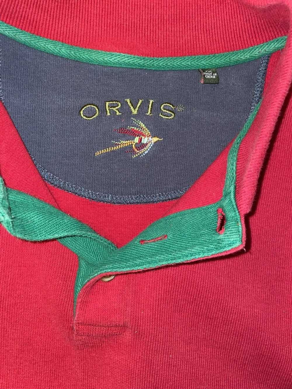 Orvis ORVIS MEN SIZE XXL RED LONG SLEEVE POLO SHI… - image 5