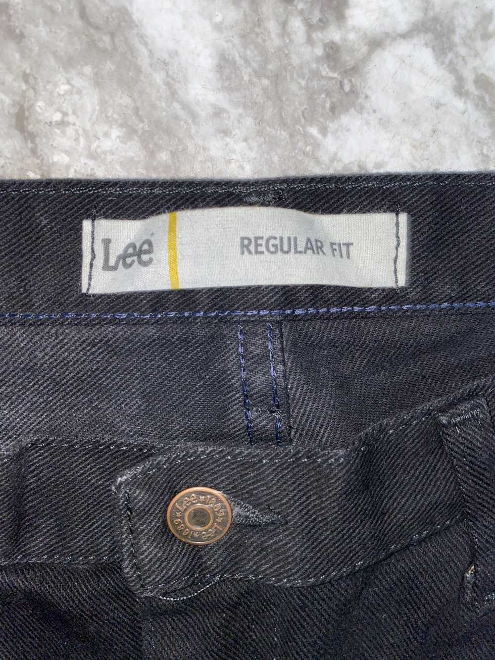 Lee × Vintage Vintage Faded Black Lee Denim Jeans - image 2