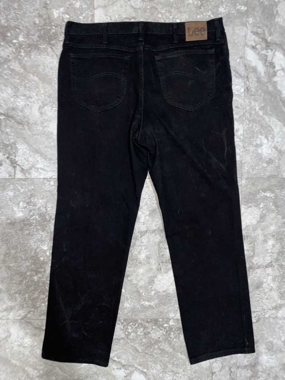 Lee × Vintage Vintage Faded Black Lee Denim Jeans - image 4