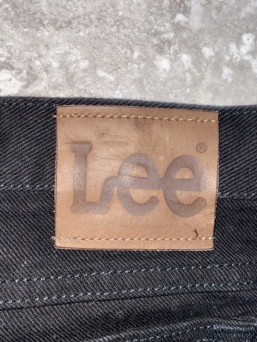 Lee × Vintage Vintage Faded Black Lee Denim Jeans - image 5